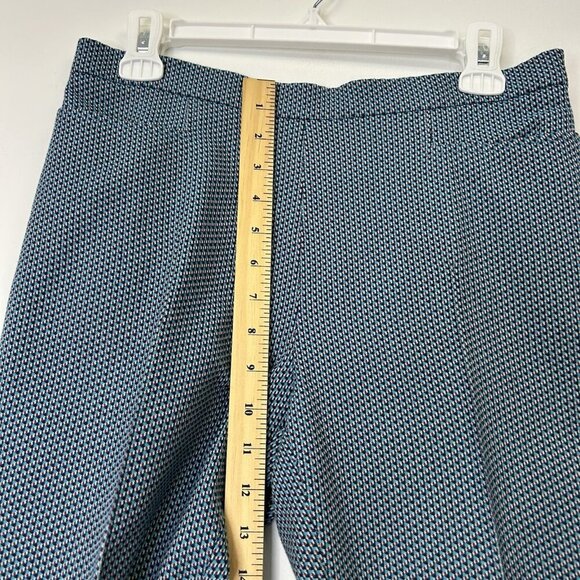 Akris Punto Ankle Pants Women’s Size 6 Blue Knit Trousers Old Money Career - Picture 8 of 9